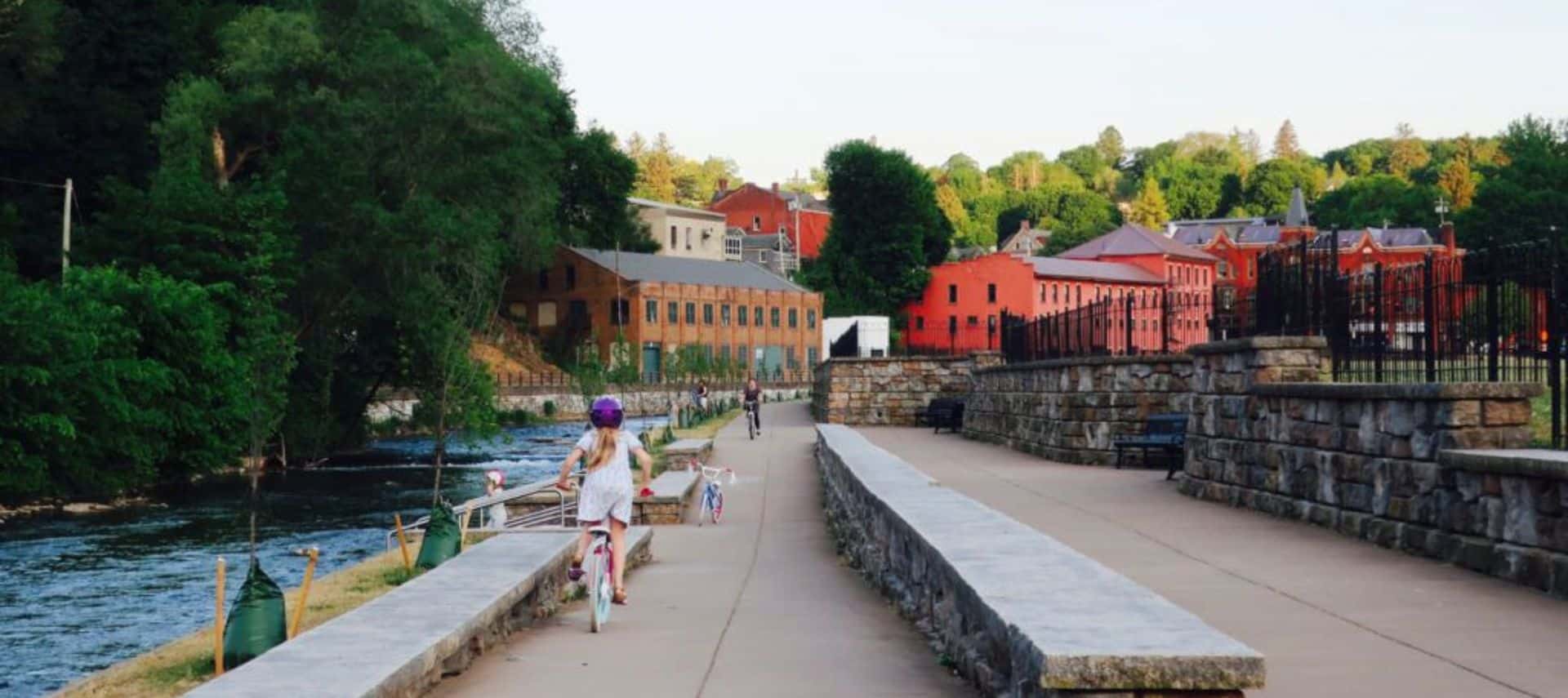 Bicycle ride at the beautiful Talleyrand Park in Bellefonte, PA! Walking distance from The Queen. World class fly fishing!